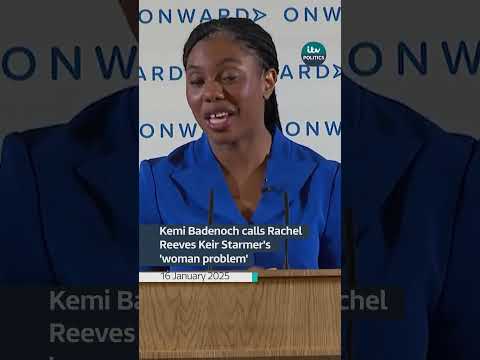 Kemi Badenoch calls Rachel Reeves Keir Starmer's 'woman problem' #itvnews #politics #badenoch