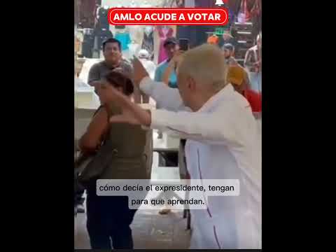 Amlo acude a votar en Chiapas #noticias #mexico #presidentademexico #andrésmanuellópezobrador