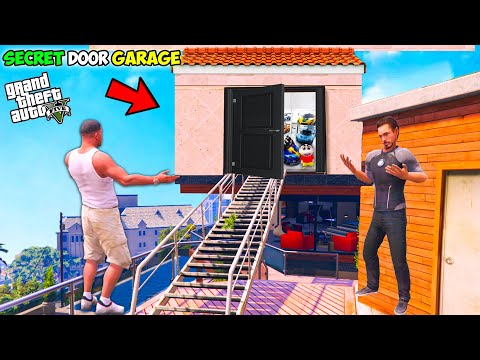 Franklin Unlocking The Secret Door In His House Near Stairs GTA 5 ! | GTA 5 AVENGERS