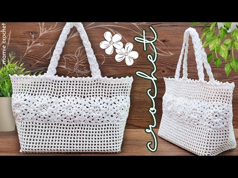 🩷🩷 SAC AU CROCHET PARFAIT POUR L’ÉTÉ ! VOUS N'ALLEZ PLUS LE QUITTER !! 🩷🩷 TUTO AMALINA @MamieCrochet