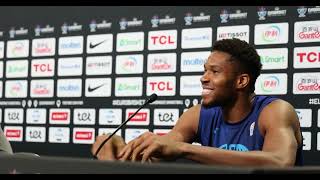 Giannis Antetokounmpo & Vassilis Spanoulis FULL FIBA EuroBasket 2025 Bronze Medal Press Conference