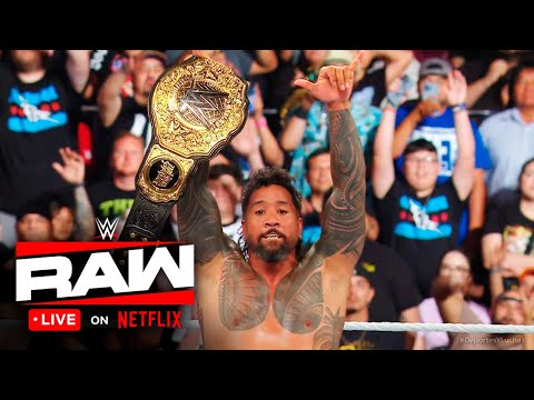 JEY USO CAMPEON en RAW 20 DE ENERO 2025 | WWE RAW on NETFLIX 20/01/2025 EN VIVO | #WWERAW