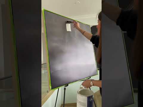 DIY Camouflaged Laundry Wall