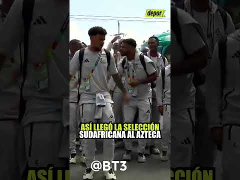 UNOS TIPAZOS: ASÍ LLEGÓ SUDÁFRICA al ESTADIO AZTECA para jugar contra MÉXICO - MUNDIAL 2026 | Depor
