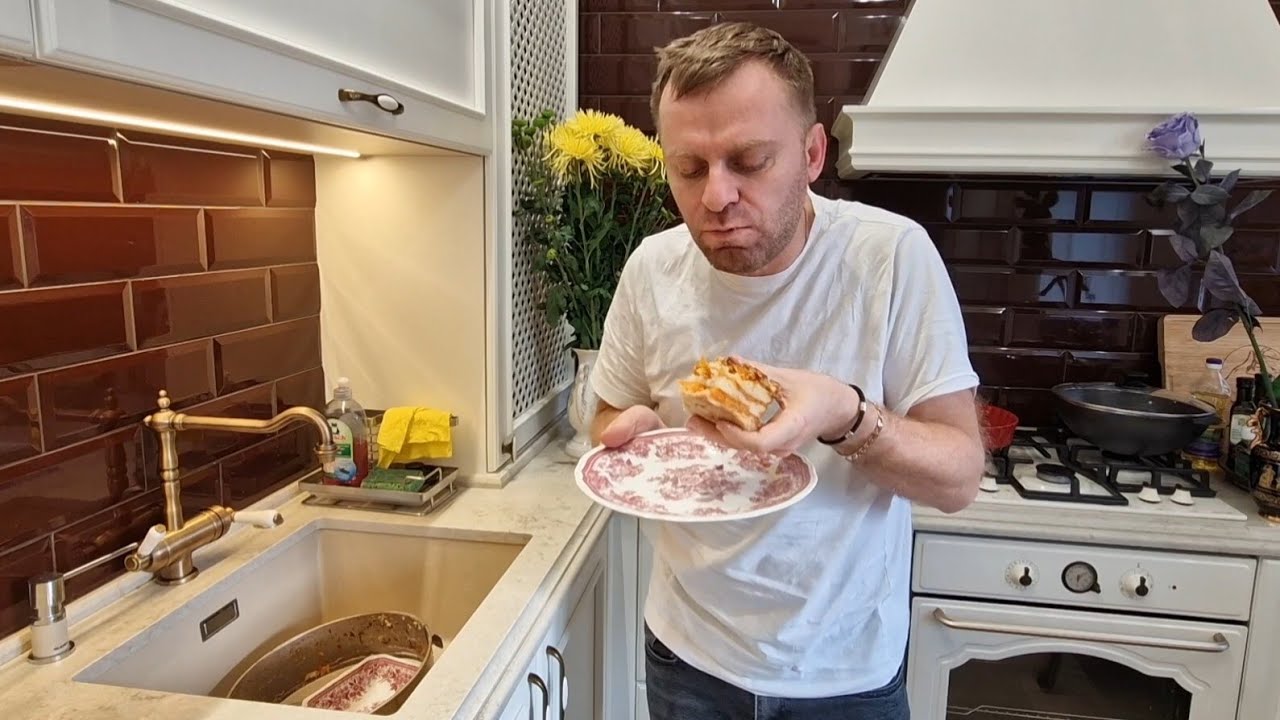 Пирог с сухим тестом шикраный