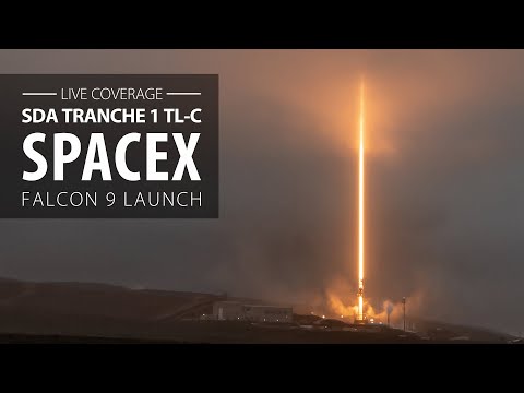 Watch live: SpaceX launches SDA Tranche 1 satellites from California on Falcon 9 rocket