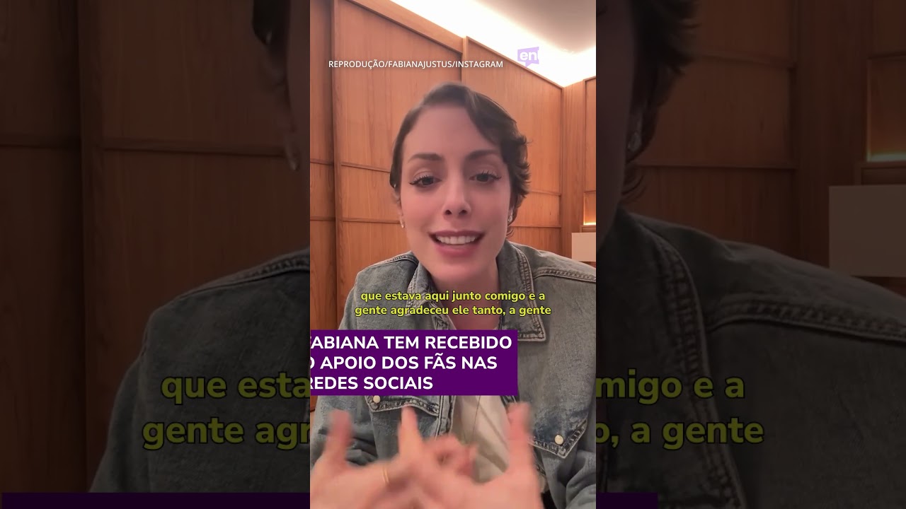 Fabiana Justus conhece doador de medula