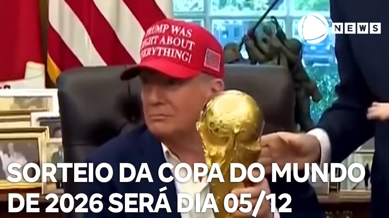 Trump anuncia data do sorteio da Copa do Mundo de 2026