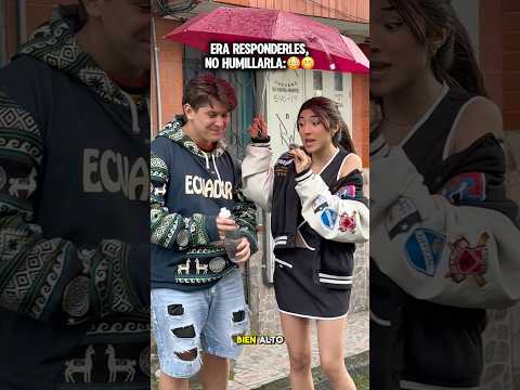 ERA RESPONDERLES, NO HUMILLARLA.!!😳😬 #parati #viral #Entrevista #hombres #mujeres #foryoupageシ