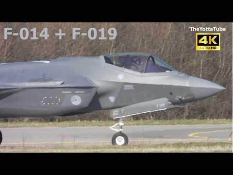 Lockheed Martin F-35 Lightning II - Takeoff, Flyby, Landing at Leeuwarden