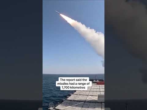 Iran's Revolutionary Guard test-fires 2 ballistic missiles from deck of a warship