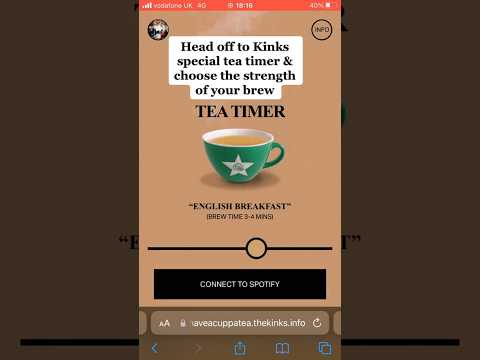 Celebrate International Tea Day with The Kinks and our Kinks tea timer!