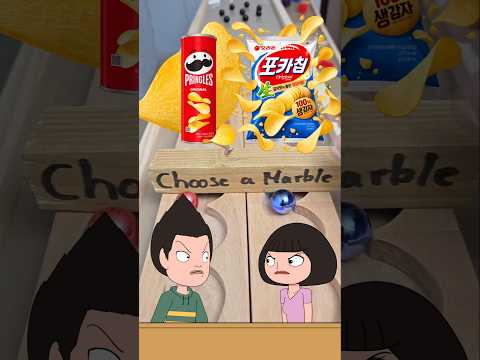 프링글스 VS <strong>포카칩</strong> | 구슬 레이스