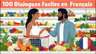 Français En Dialogues A1 A2 - 100 dialogues simples entre une femme et un homme