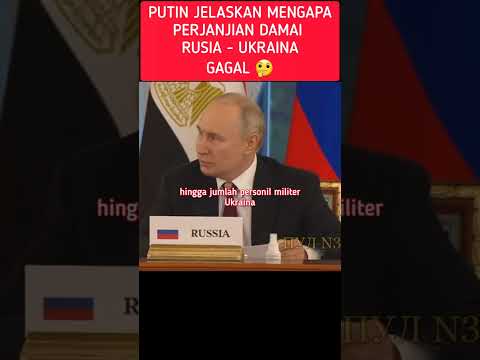 KENAPA PERDAMAIAN DI UKRAINA GAGAL? #viral #rusia #belajarrusiaindonesia #putin #russia  #ukraina