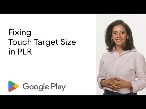 Fixing touch target size in PLR