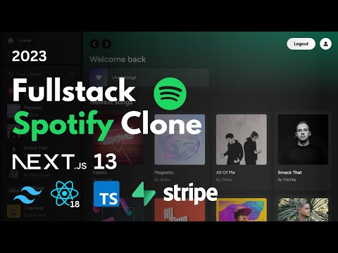 Full Stack Spotify Clone: Next 13.4, React, Stripe, Supabase, PostgreSQL, Tailwind (2023)