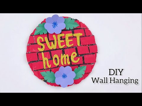 DIY wall hanging // Cardboard craft