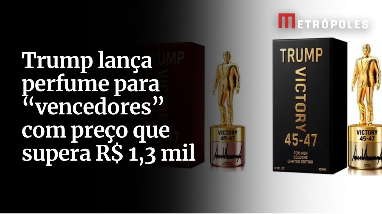 Trump lança perfume para “vencedores” com preço que supera R$ 1,3 mil
