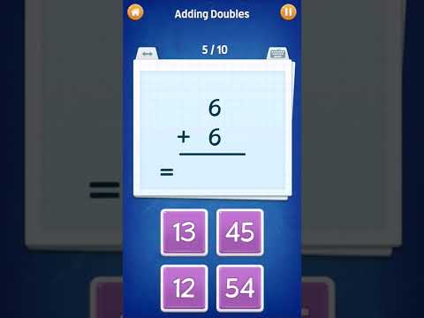 Math Games for Kids to Learn Addition 07 (Adding Doubles) #shorts #maths