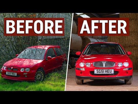 My abandoned first car has been fully restored! | Rover 25 restoration