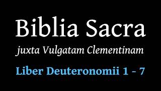 Biblia Sacra: 017 Liber Deuteronomii (Deuteronomy) cap. 1 - 7