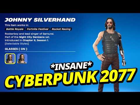 *NEW* INSANE SHOP CyberPunk 2077 Bundle in the Fortnite Item Shop (Full Showcase)