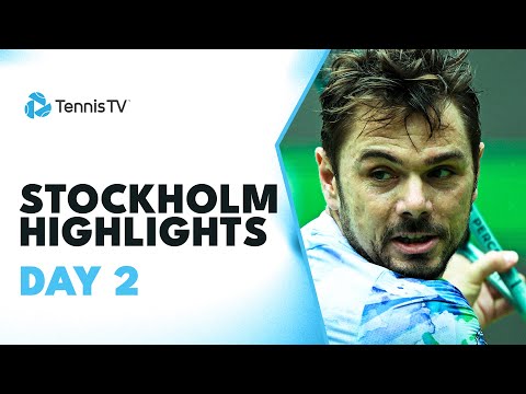 Wolf Takes On Baez; Wawrinka, Ruusuvuori & Borg All Feature | Stockholm 2023 Highlights Day 2