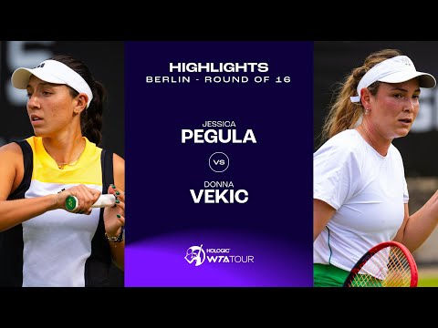 Jessica Pegula vs. Donna Vekic | 2024 Berlin Round of 16 | WTA Match Highlights