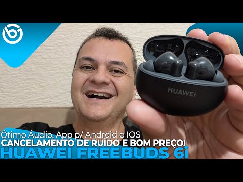 Huawei Freebuds 6i | Fone c/ CANCELAMENTO de RUÍDO e ÓTIMO SOM por 539 Reais! Análise / Review