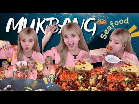 Mukbang cua hoàng đế ngâm dầu ớt cùng Tóc Vàng nha!!!