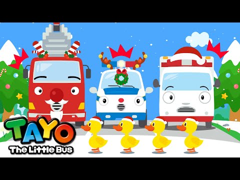 [Playlist] Five Little Ducks on Christmas & More | Christmas Songs for Kids | Tayo the Little Bus