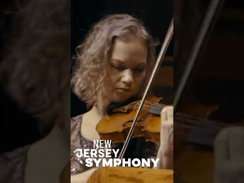 Hilary Hahn performing the Sibelius Violin Concerto with New Jersey Symphony