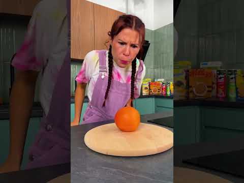 🤣🤣🤣 Orange chaos! Drop a 😱 if you’d do this too!