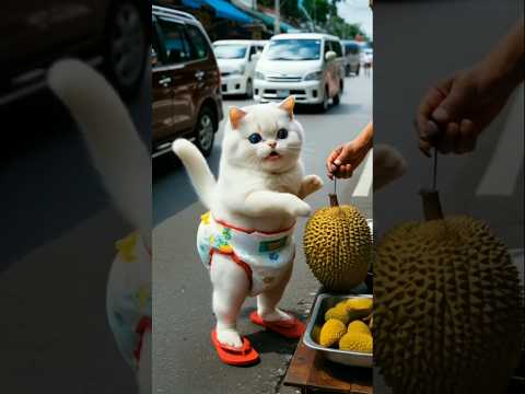 KUCING MAU DURIAN // kaburrr kaburrr kaburrr #cutecats #miaw #catlover #kitten #meong #cat #kucing