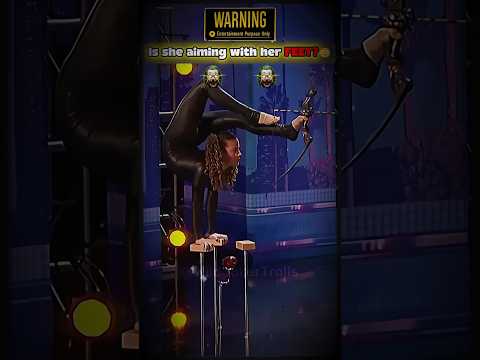 She Shoots Arrows With Her Feet! 🎯😱