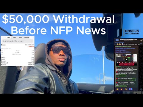 $50,000 Withdrawal before NFP - Get Funded $50K to $1M (Not Prop Firm) #FOREXLIVE #XAUUSD