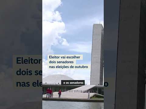 Eleitor vai escolher dois senadores nas eleições de outubro #Shorts