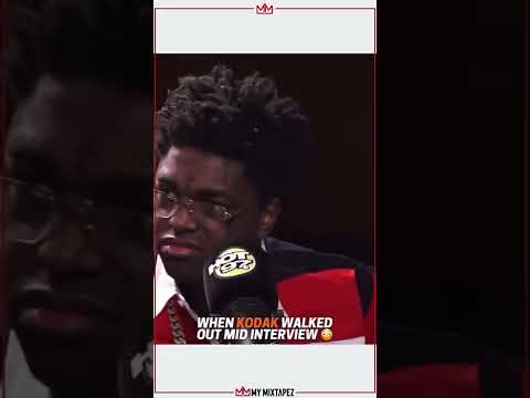 When Kodak Black walked out mid interview 😳🤔