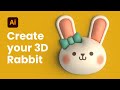 Creating a 3D Rabbit Character in Adobe Illustrator