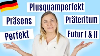 Alle 6 Zeiten in 8 Minuten erklärt | Deutsch lernen B2