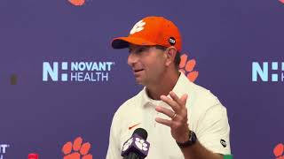 Dabo Swinney Recaps Win Over Georgia Southern