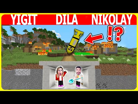 Minecraft FAKİR vs ZENGİN: SIĞINAK YAPI KAPIŞMASI