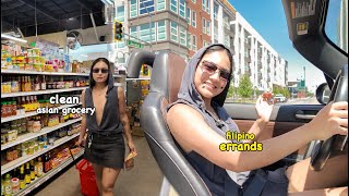 living alone in USA🇺🇸 filipino errands in america + clean asian grocery!