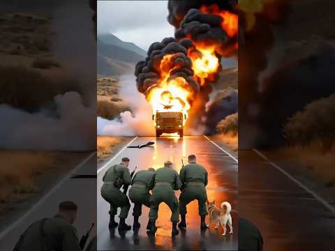 Loyal Akita: The Dog That Stopped the Military Truck#Akita dog#Dog#LoyalDog#faithfuldog #秋田犬 #秋田犬救出
