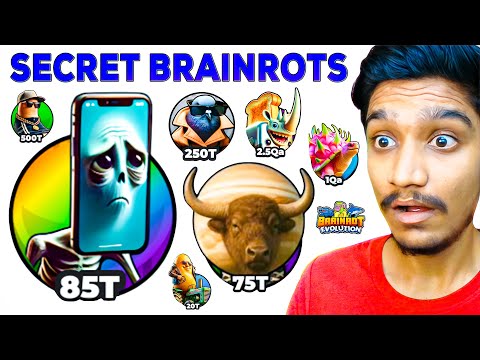SECRET BRAINROTS in Brainrot Evolution Roblox! 🥳 PART 5