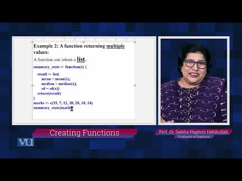 Some Further Examples of Creating Functions | Statistical Computing in R | STA636_Topic190
