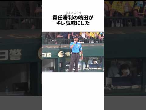 守備妨害と抗議されキレ気味の審判についてのおはなし