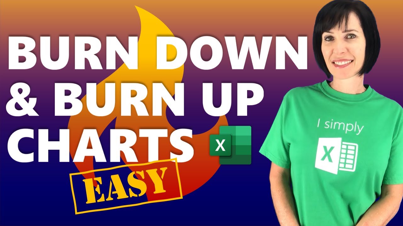 Excel Burn Down & Burn Up Charts for Project Management