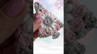 Weihnachtsbaum häkeln leicht gemacht 🎄 Granny Square DIY #christmas #merrychristmas